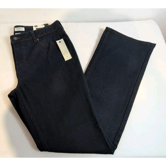 Liz Claiborne Denim - Liz Claiborne‎ Women's Jeans Dark Rinse Wash Boot Cut Size 10 New With Tags